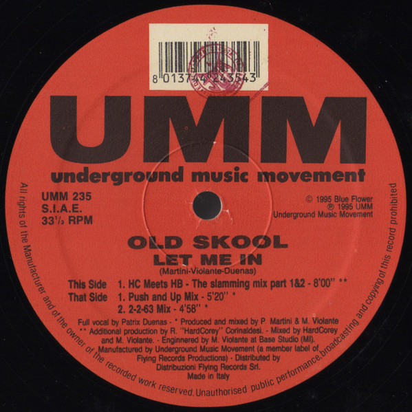Old Skool - Let Me In | UMM (UMM 235) - 3