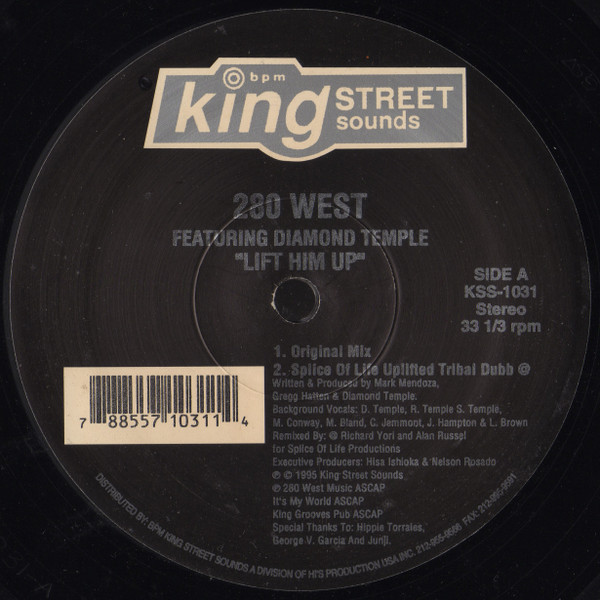 280 West Featuring Diamond Temple - Lift Him Up | BPM King Street Sounds (KSS 1031) - 2 280 West Featuring Diamond Temple - Lift Him Up | BPM King Street Sounds (KSS 1031) - 2