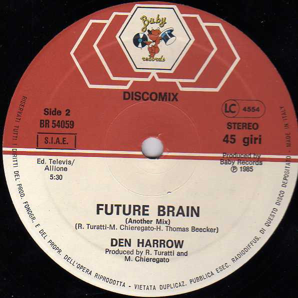 Den Harrow - Future Brain | Baby Records (BR 54059) - 4