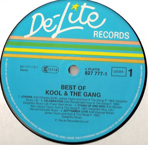 Kool & The Gang - Best Of Kool & The Gang | De-Lite Records (827 775-1 ME) - 5 Kool & The Gang - Best Of Kool & The Gang | De-Lite Records (827 775-1 ME) - 5