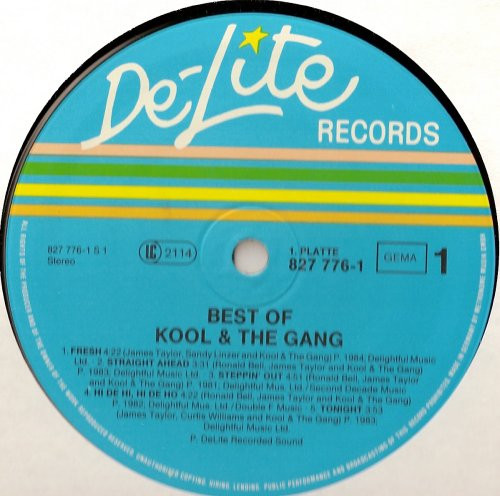 Kool & The Gang - Best Of Kool & The Gang | De-Lite Records (827 775-1 ME) - 3 Kool & The Gang - Best Of Kool & The Gang | De-Lite Records (827 775-1 ME) - 3