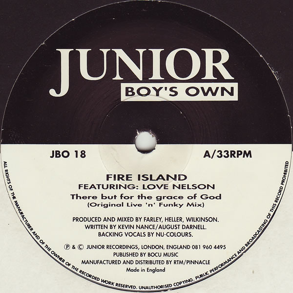 Fire Island - There But For The Grace Of God | Junior Boy's Own (JBO 18) - 3