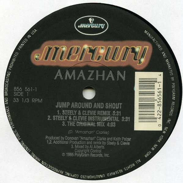 Amazhan - Jump Around And Shout | Mercury (856 561-1) - main Amazhan - Jump Around And Shout | Mercury (856 561-1) - main