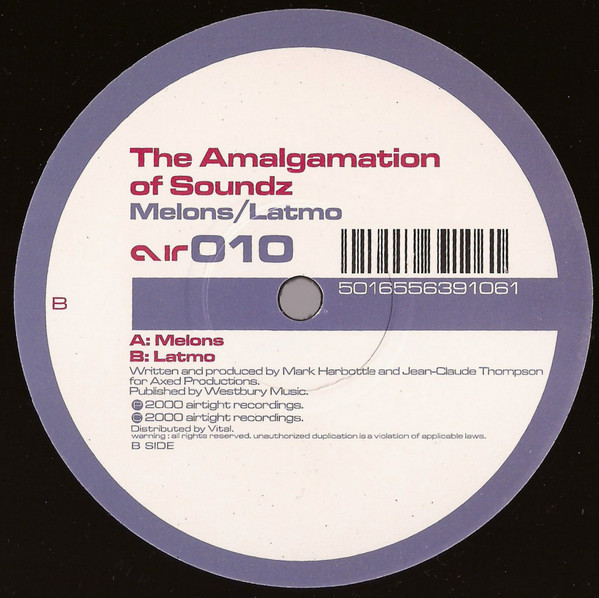 The Amalgamation Of Soundz - Melons / Latmo | Airtight (air010)
