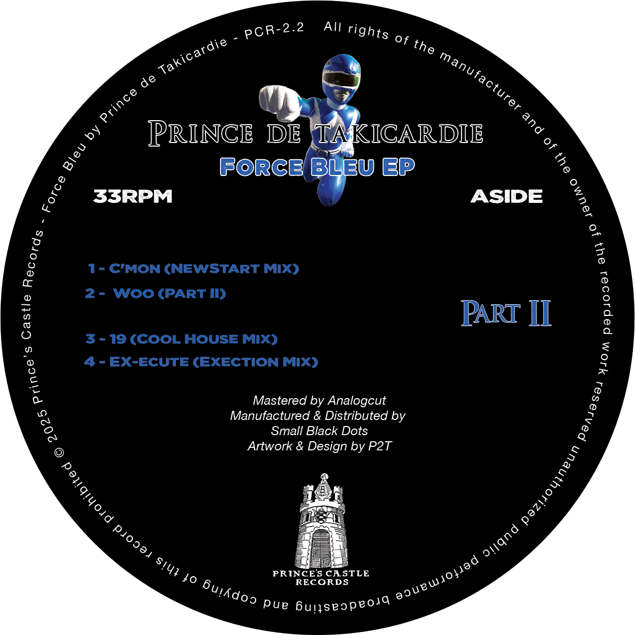 Prince de Takicardie - Force Bleu EP Part II | Prince's Castle Records (PCR - 2 .2) - main Prince de Takicardie - Force Bleu EP Part II | Prince's Castle Records (PCR - 2 .2) - main