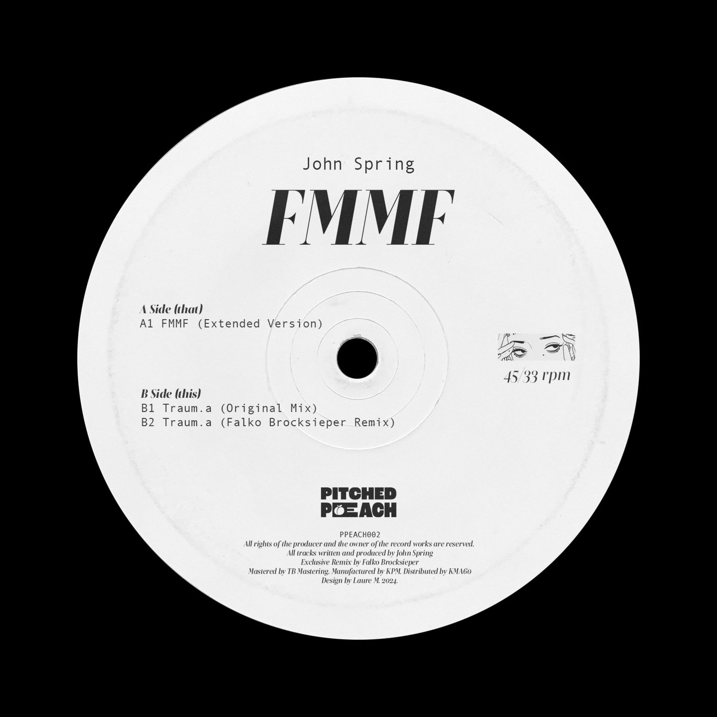 John Spring - FMMF | Pitched Please Records (PPEACH002) - 2