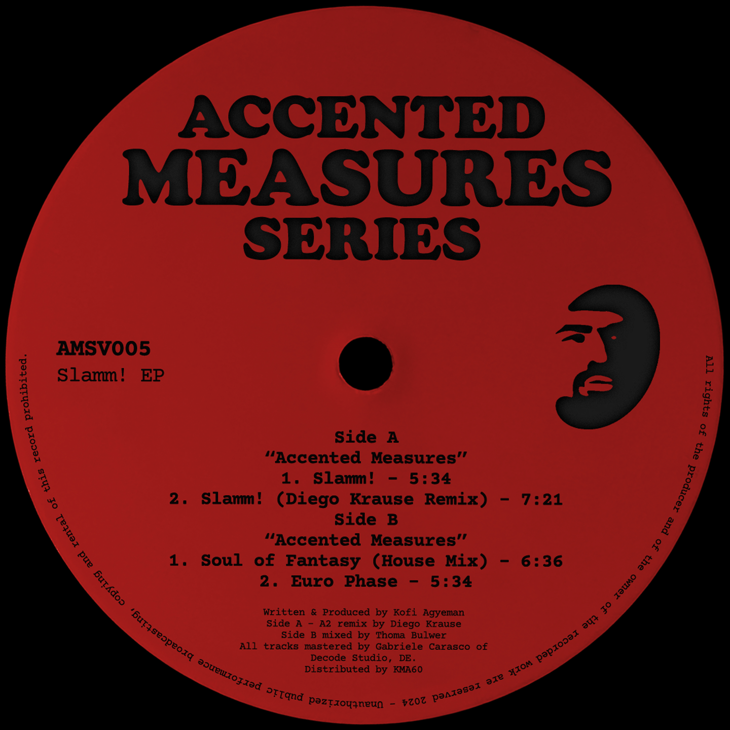 Accented Measures - Slamm! EP (inc. Diego Krause Remix) | Accented Measures Series (AMSV005)