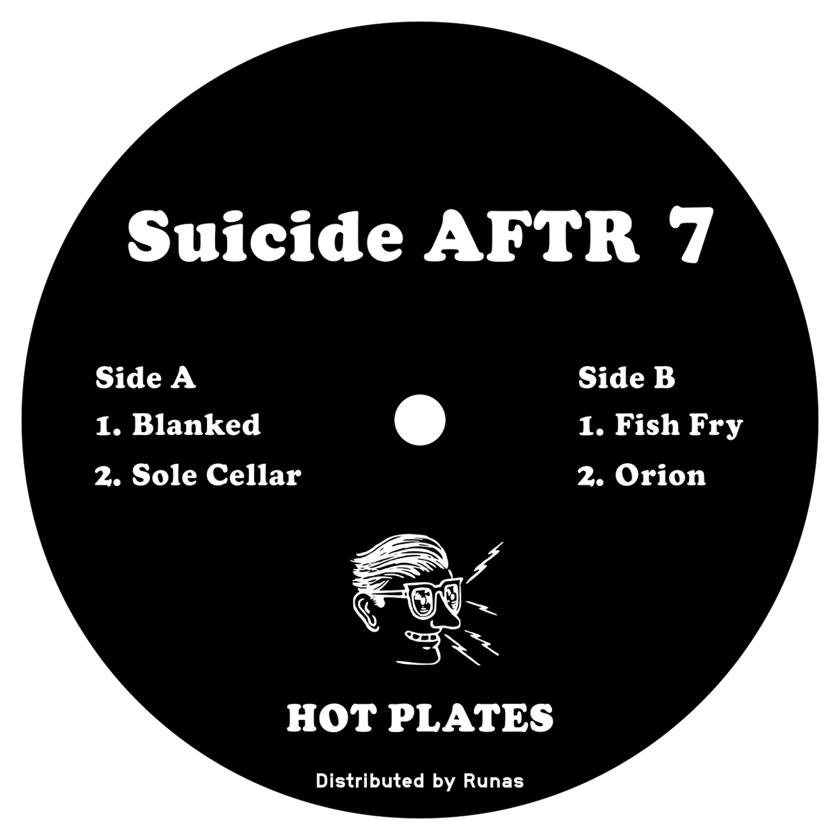 Suicide AFTR 7 - Blanked EP | Hot Plates UK (HP001)