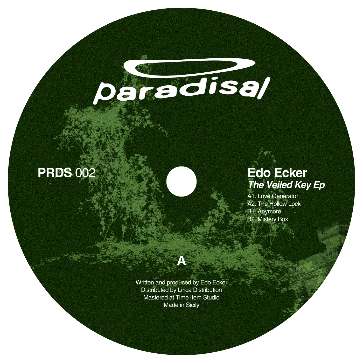 Edo Ecker - The Veiled Key EP | PARADISAL (PRDS002) - main Edo Ecker - The Veiled Key EP | PARADISAL (PRDS002) - main