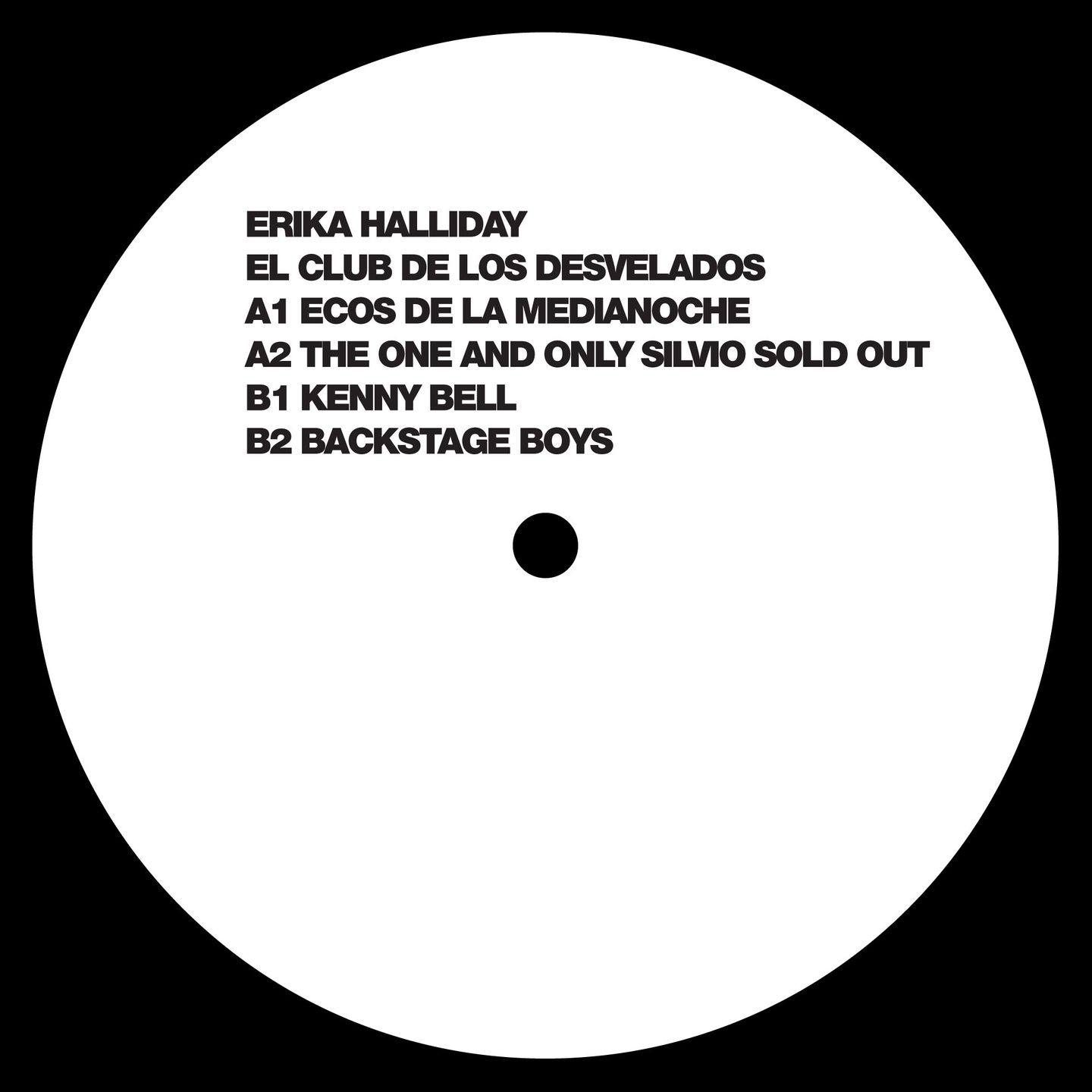 Erika Halliday - El Club de los Desvelados | Exarde (XRD031) - 2
