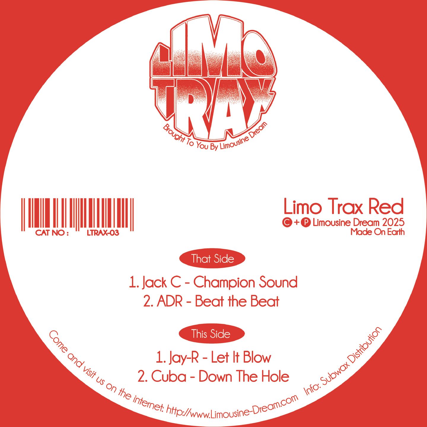 Various Artists - Limo Trax Red | Limousine Dream (LTRAX-03) - 2