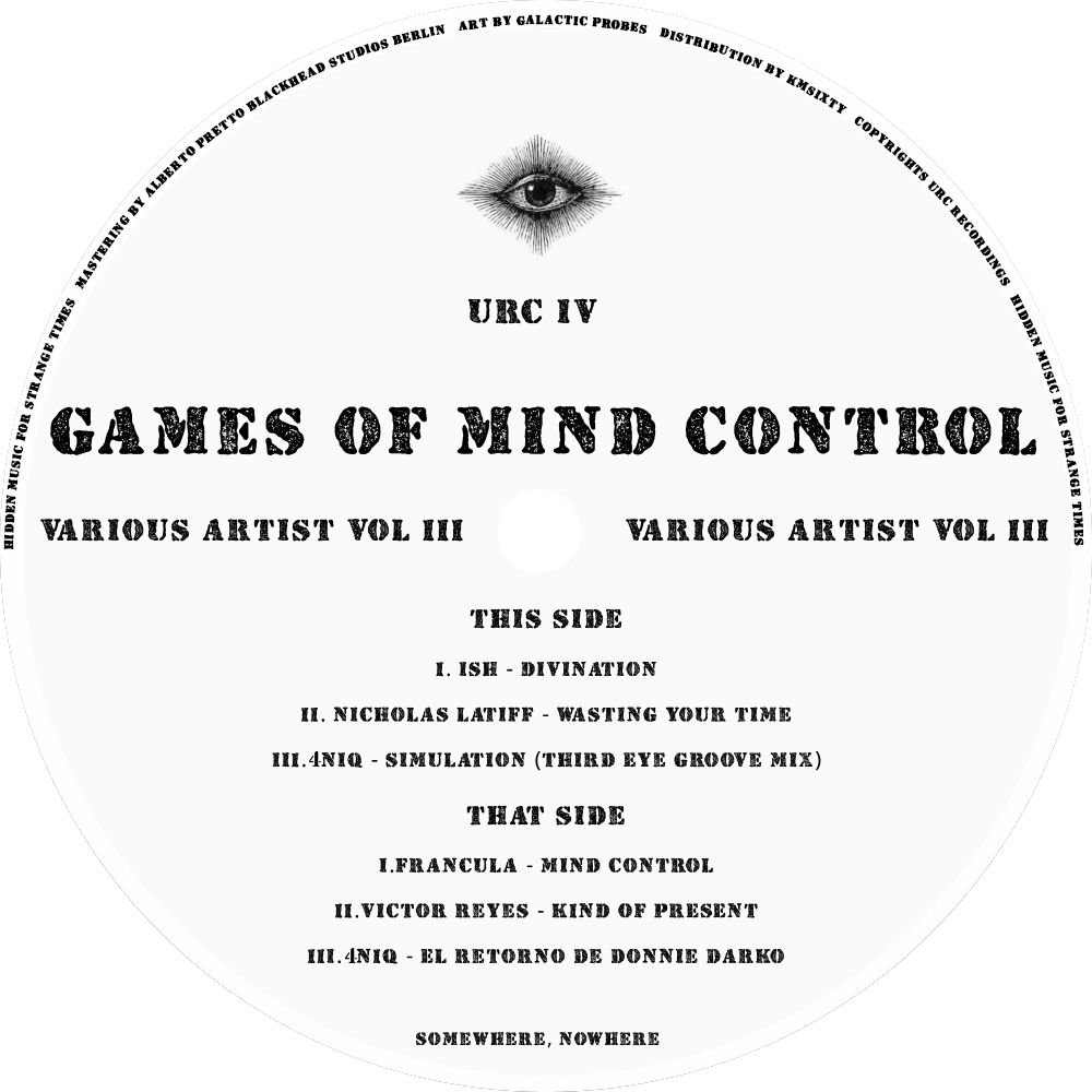 Various - Games of Mind Control | Under Rated Art Creations (URC004) - main Various - Games of Mind Control | Under Rated Art Creations (URC004) - main