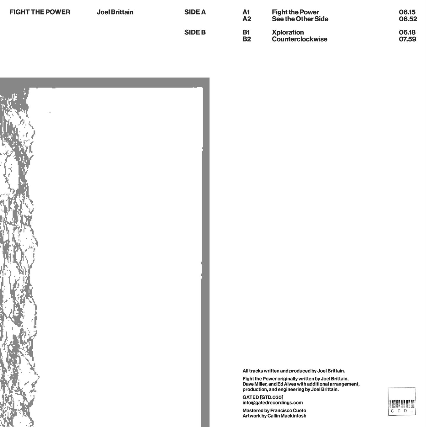 Joel Brittain - Fight the Power | Gated Recordings (GTD030) - 2