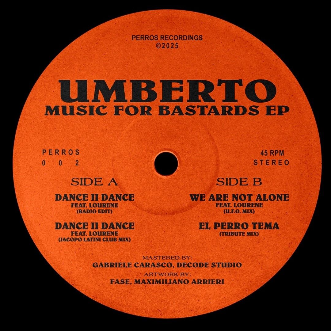 Umberto ♫ - Music For Bastards EP | Perros Recordings (PERROS002) - main Umberto ♫ - Music For Bastards EP | Perros Recordings (PERROS002) - main