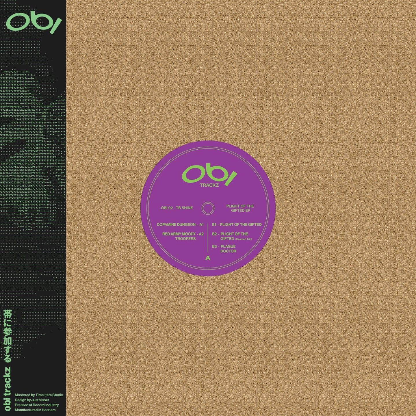 TB Shine - Plight Of The Gifted EP | OBI Trackz (OBI02) - main