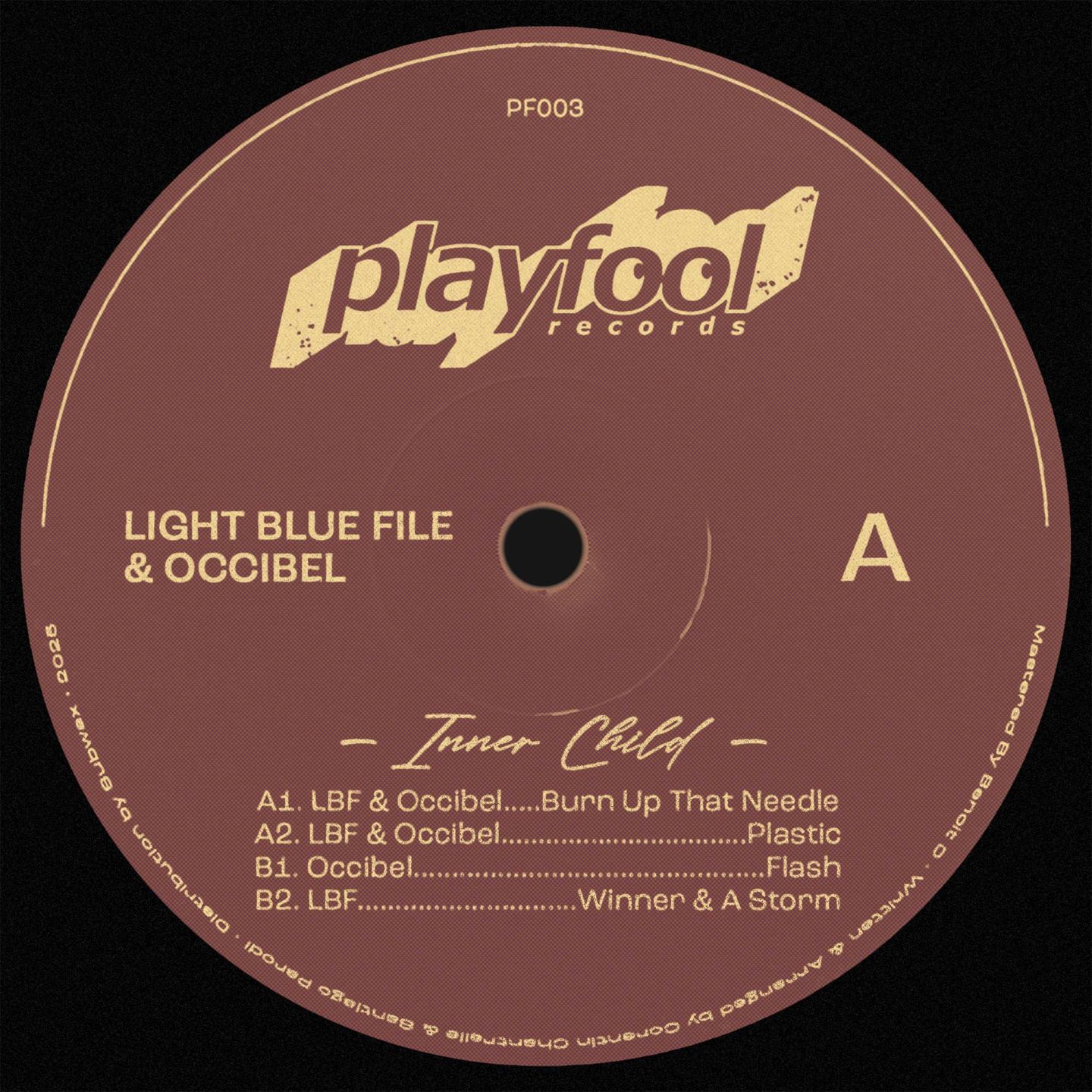 Light Blue File & Occibel - Inner Child | Playfool Records (PF003) - main Light Blue File & Occibel - Inner Child | Playfool Records (PF003) - main