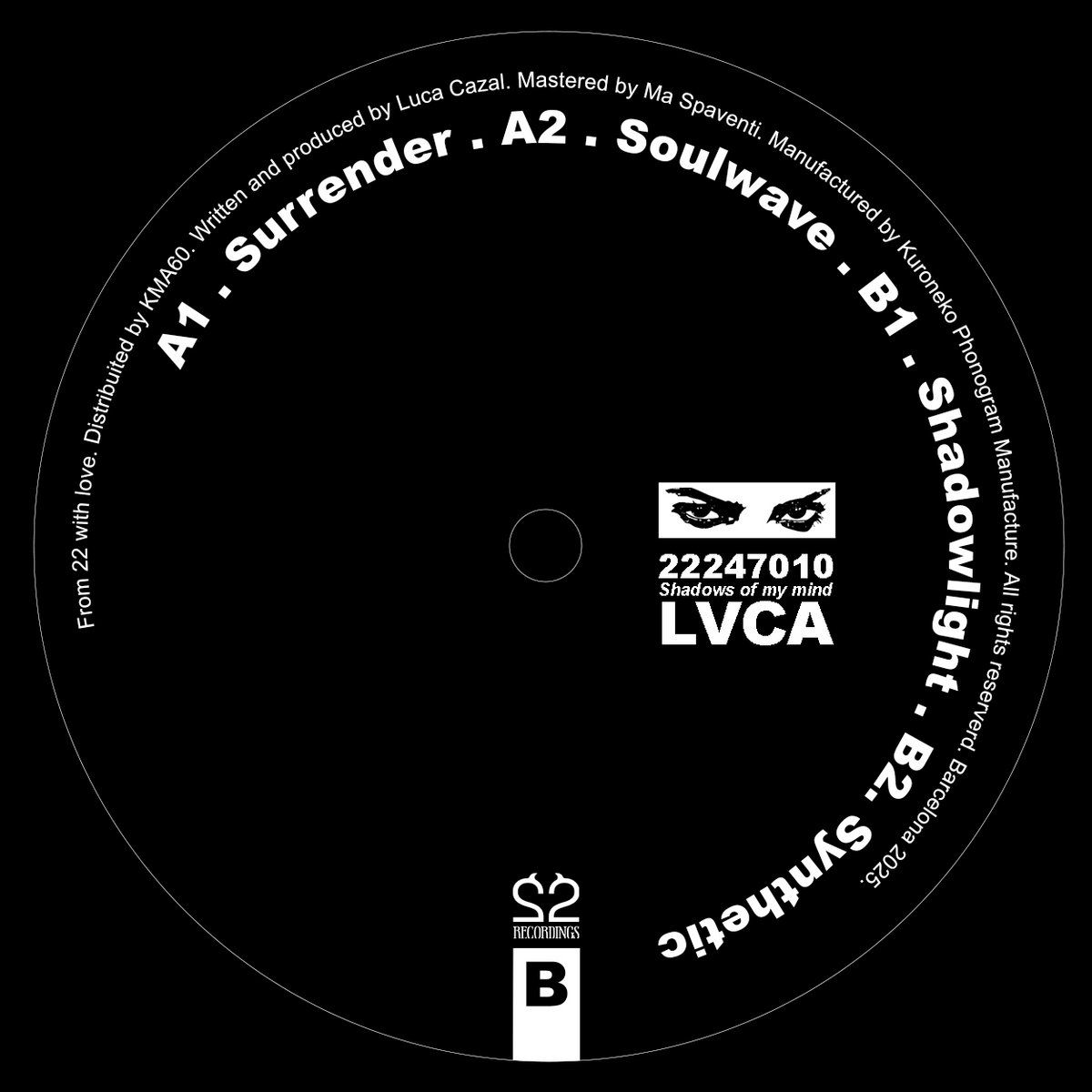 LVCA - Shadows Of My Mind | 22Recordings (22247010) - 2