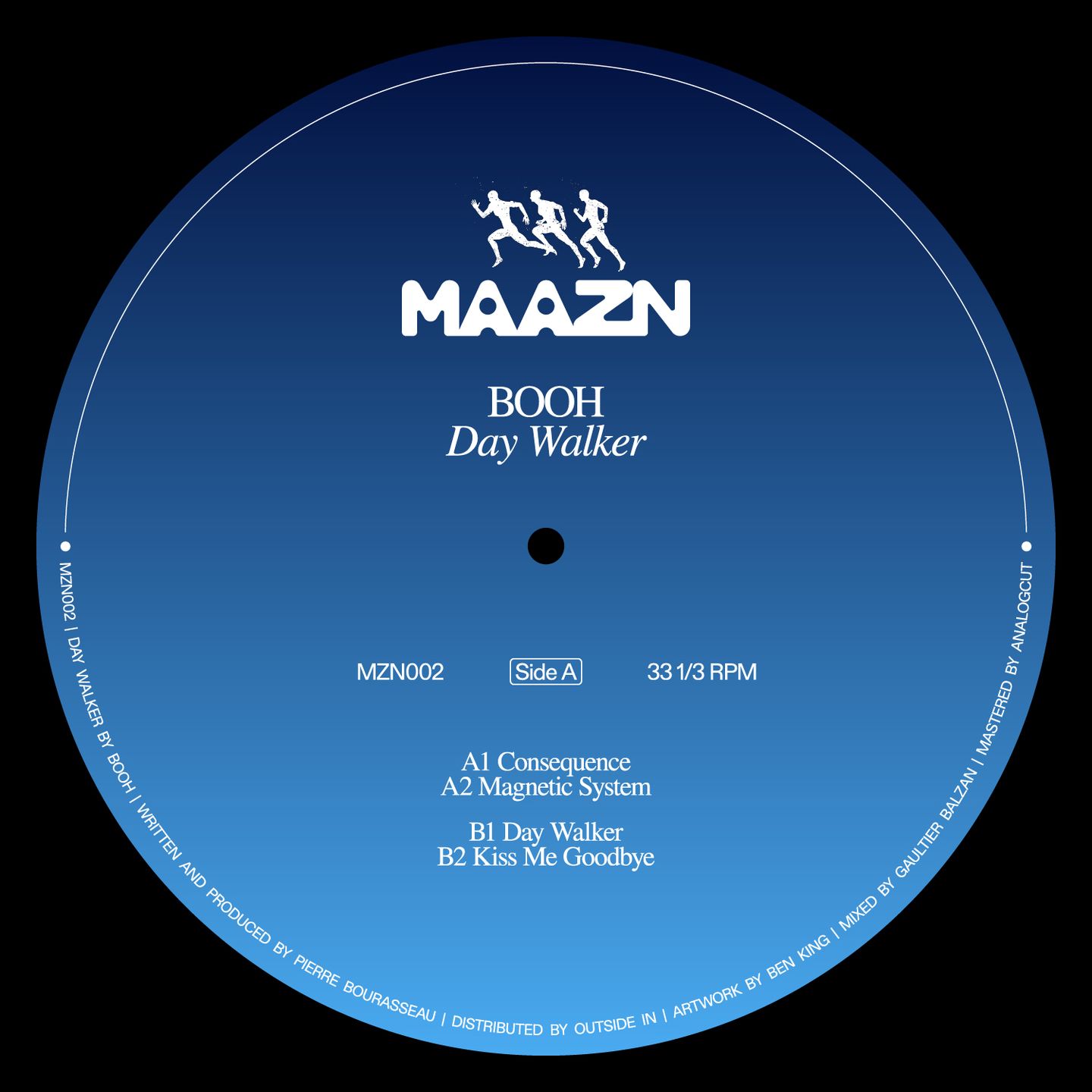 BOOH - Day Walker | Maazn Records (MZN002) - main BOOH - Day Walker | Maazn Records (MZN002) - main