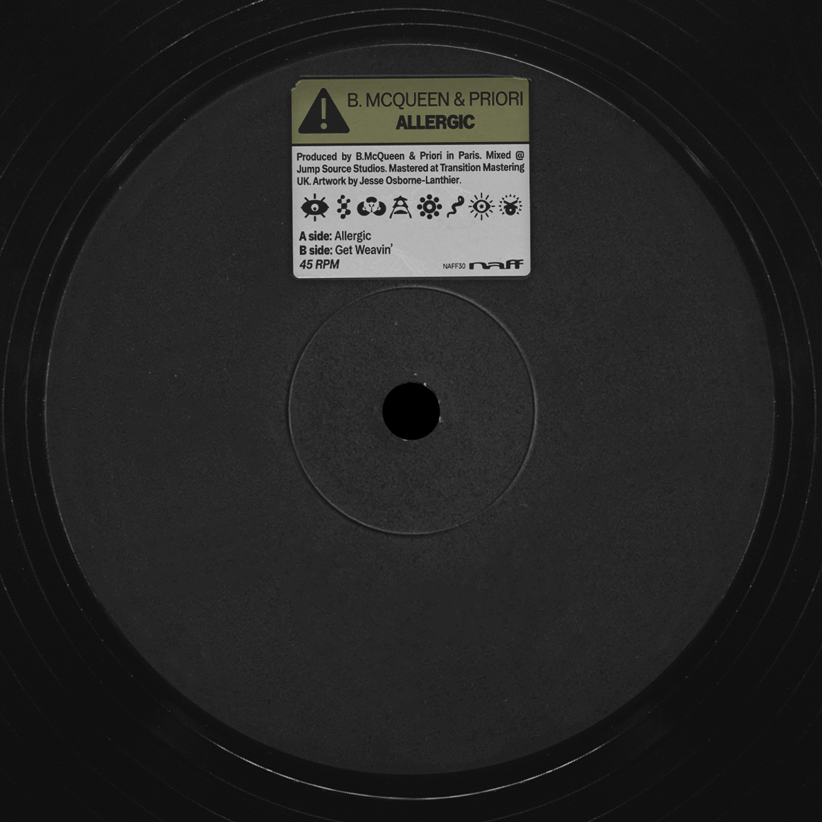 B.McQueen & Priori - Allergic | NAFF (NAFF030) - main