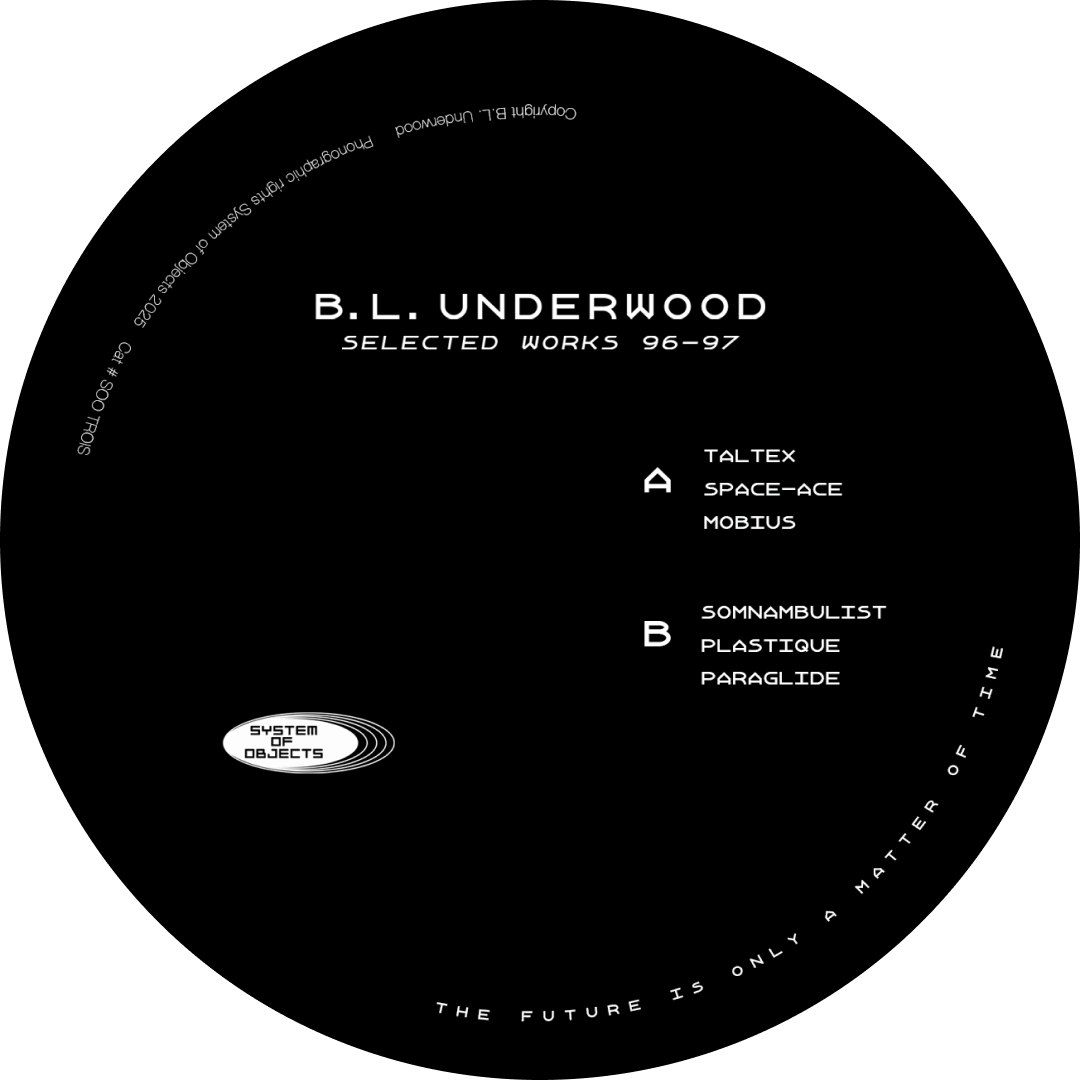 B.L. Underwood - Selected Works 96-97 | System Of Objects (SOO TROIS) - 3