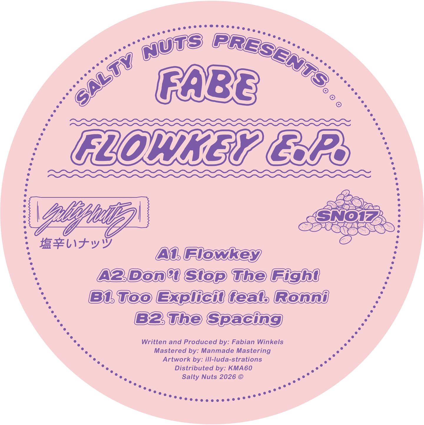 Fabe - Flowkey EP (Obi Strip Edition) | Salty Nuts (SN017) - 3