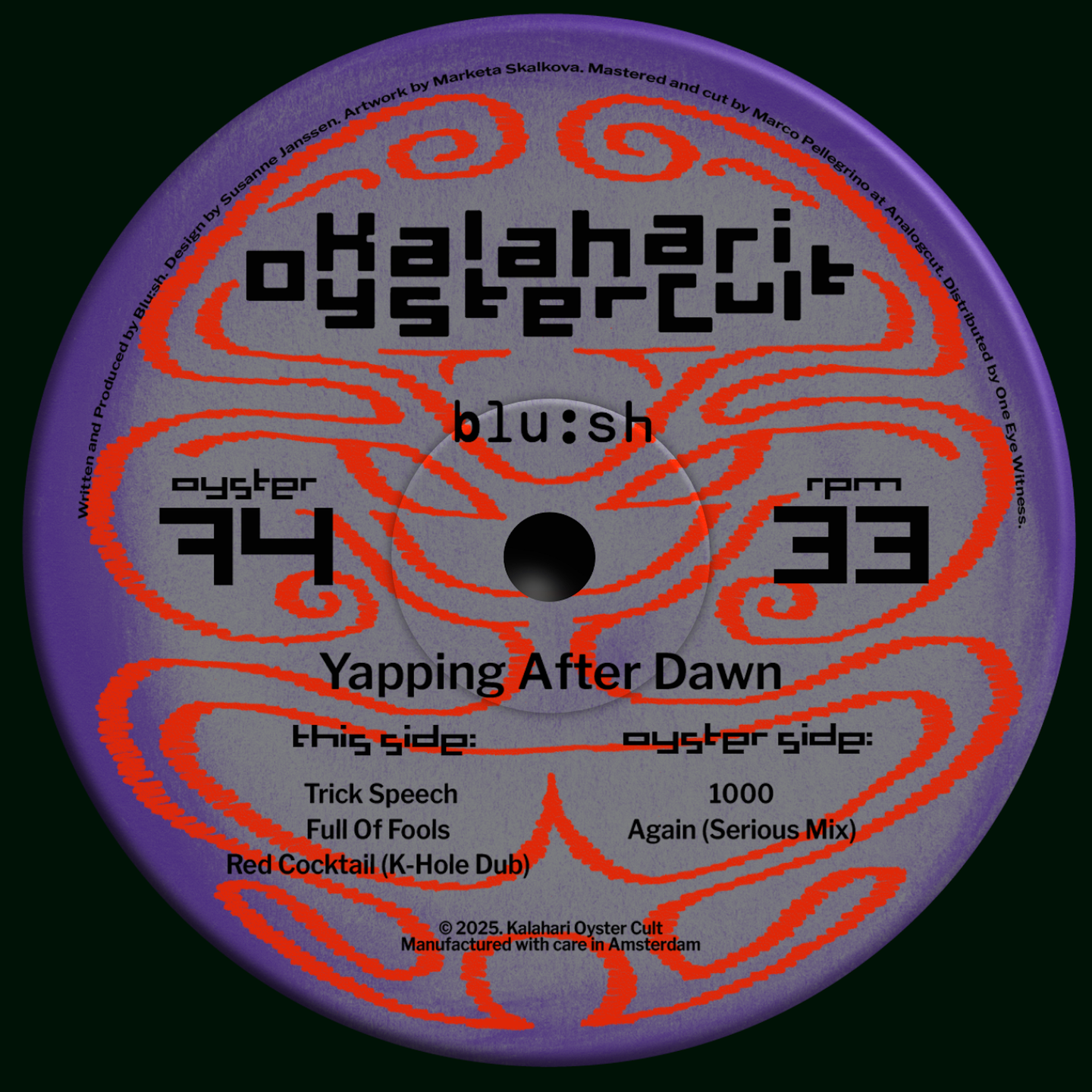 Blu:sh - Yapping After Dawn | Kalahari Oyster Cult (OYSTER74) - main