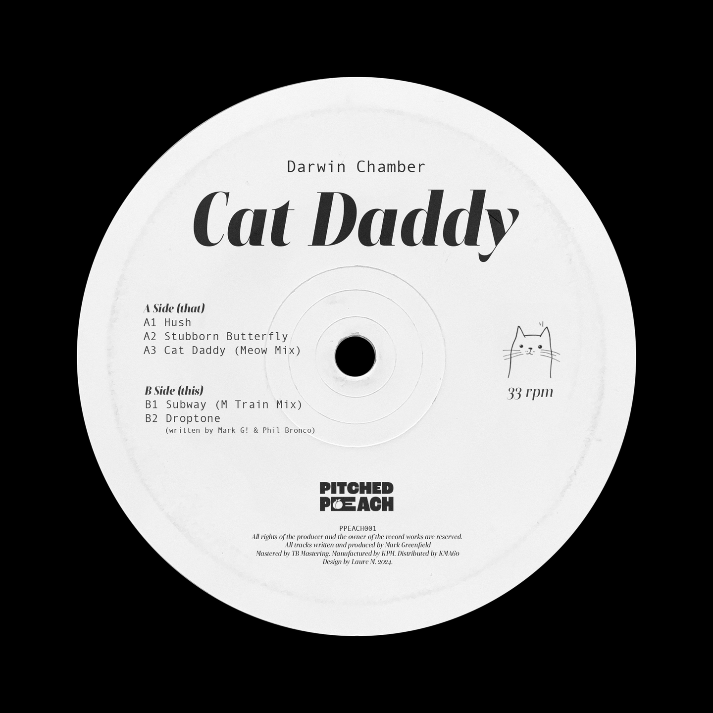 Darwin Chamber - Cat Daddy | Pitched Please Records (PPEACH001) - 2