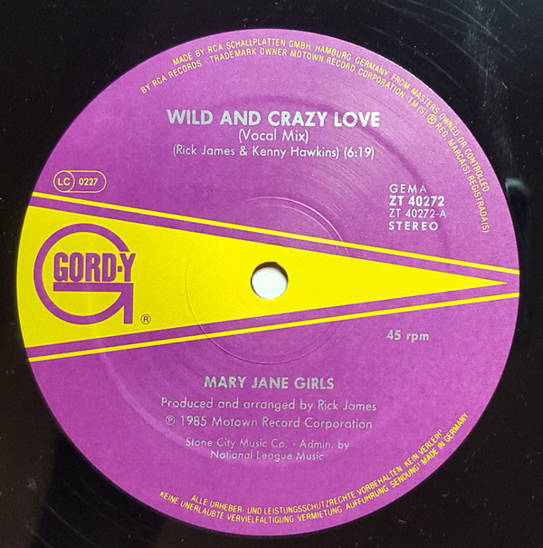 Mary Jane Girls - Wild And Crazy Love | Gordy (ZT 40272) - 3 Mary Jane Girls - Wild And Crazy Love | Gordy (ZT 40272) - 3