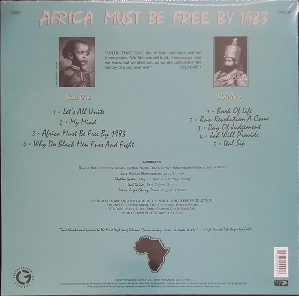 Hugh Mundell - Africa Must Be Free By 1983 | Greensleeves Records (GREL 94) - 2