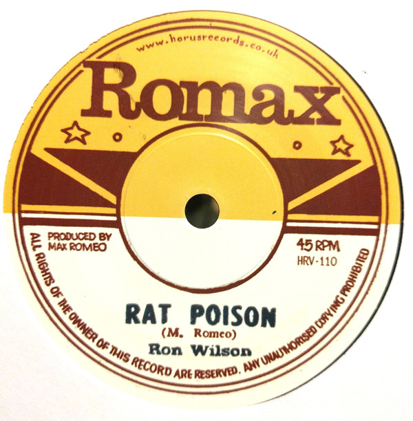 Max Romeo / Ron Wilson - The ? Question / Rat Poison | Horus Records (HRV-110) - 3 Max Romeo / Ron Wilson - The ? Question / Rat Poison | Horus Records (HRV-110) - 3