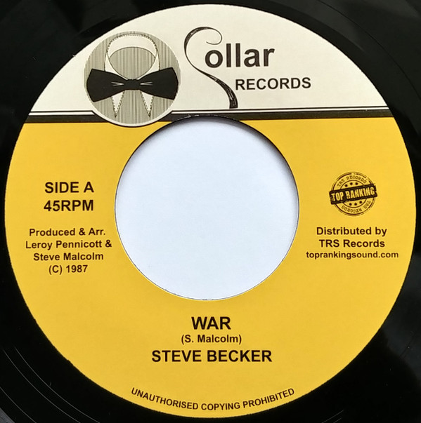 Steve Becker - War | Collar Records (TRS-CR-3)