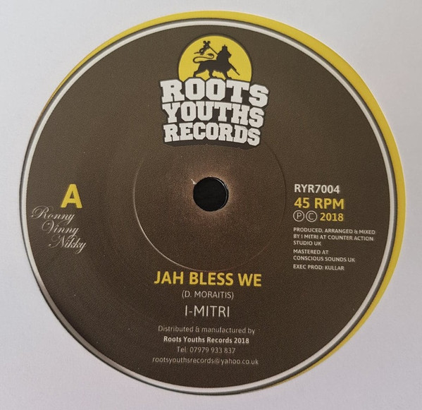 I-Mitri - Jah Bless We | Roots Youths Records (RYR7004)