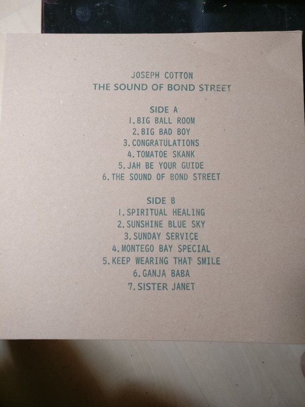 Joseph Cotton - The Sound Of Bond Street | High Note (WTF 0126) - 2