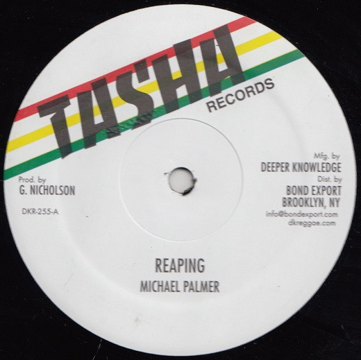 Michael Palmer / Frankie Jones - Reaping / Acting So Strange | Tasha Records (DKR-255)