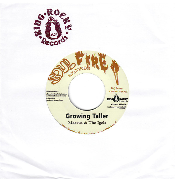 Marcus & The Igels - Growing Taller / Studio Works | King Rocky Records (KRR07) - 3