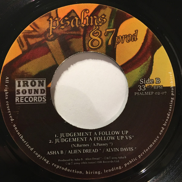 Asha B & Alien Dread - A Roots Reggae Portrait Of Asha B | Iron Sound (PSALMEP 02-07) - 4