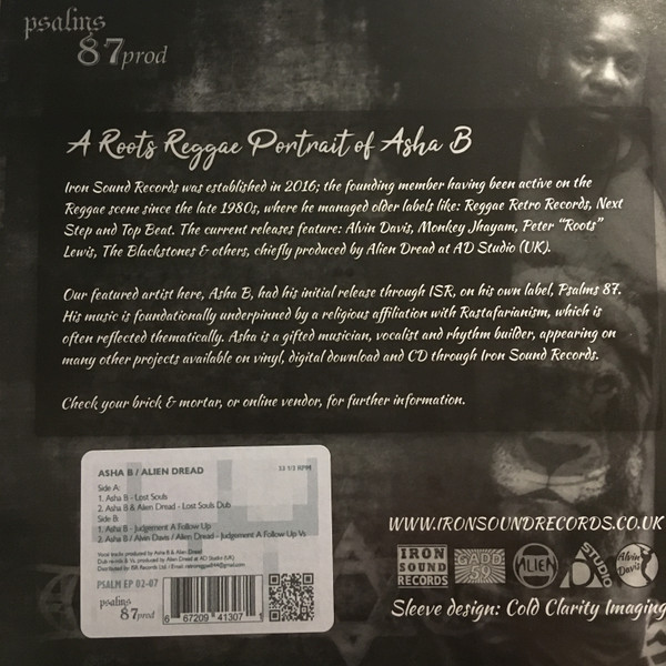 Asha B & Alien Dread - A Roots Reggae Portrait Of Asha B | Iron Sound (PSALMEP 02-07) - 2