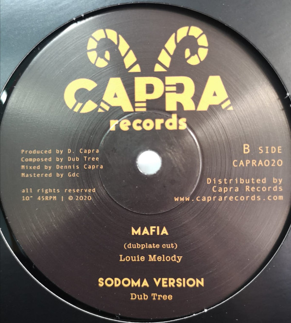 Payoh SoulRebel , Dennis Capra , Louie Melody , Dub Tree - Nobody Helps Me / Mafia dubplate cut | Capra Records (CAPRA020) - 2