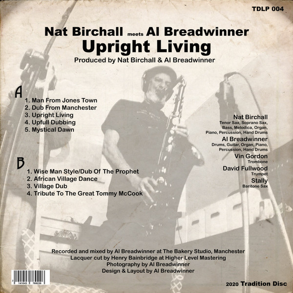 Nat Birchall meets Al Breadwinner - Upright Living | Tradition Disc (TDLP 004) - 2
