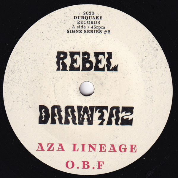 O.B.F. - Signz Series #3 | Dubquake Records (OBFREC1213) - 3