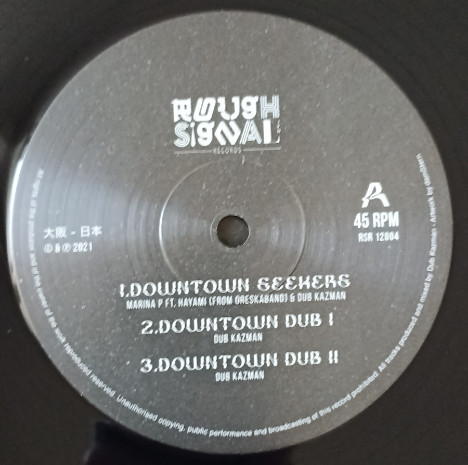 Marina P Ft. Hayami & Dub Kazman - Downtown Seekers | Rough Signal Records (RSR 12004) - 3