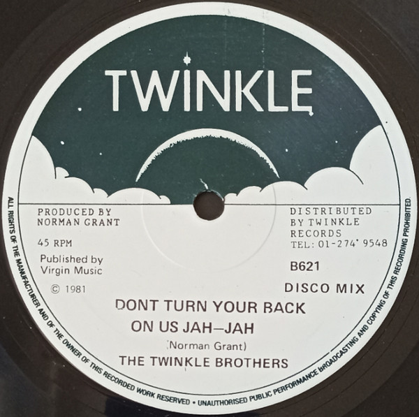 The Twinkle Brothers - Robot / Dont Turn Your Back On Us Jah-Jah | Twinkle Music (621) - 2