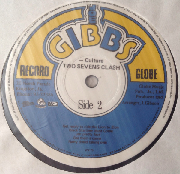 Culture - Two Sevens Clash | 17 North Parade (VP4178) - 4