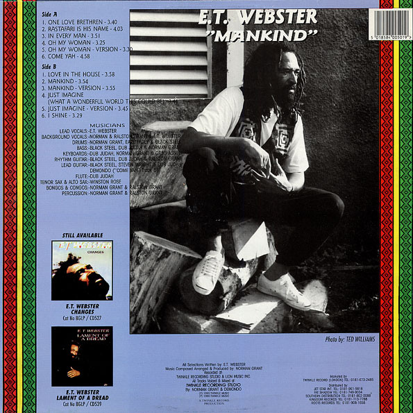 E.T. Webster - Mankind | Twinkle Music (NGLP 551) - 6 E.T. Webster - Mankind | Twinkle Music (NGLP 551) - 6