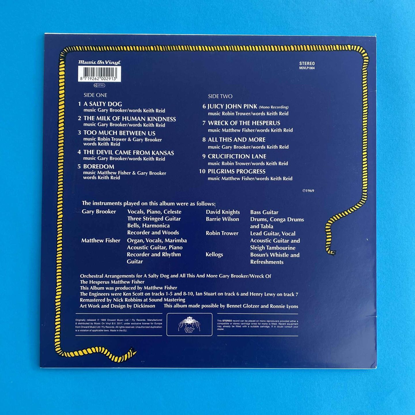 Procol Harum - A Salty Dog | Music On Vinyl (MOVLP1804) - 2