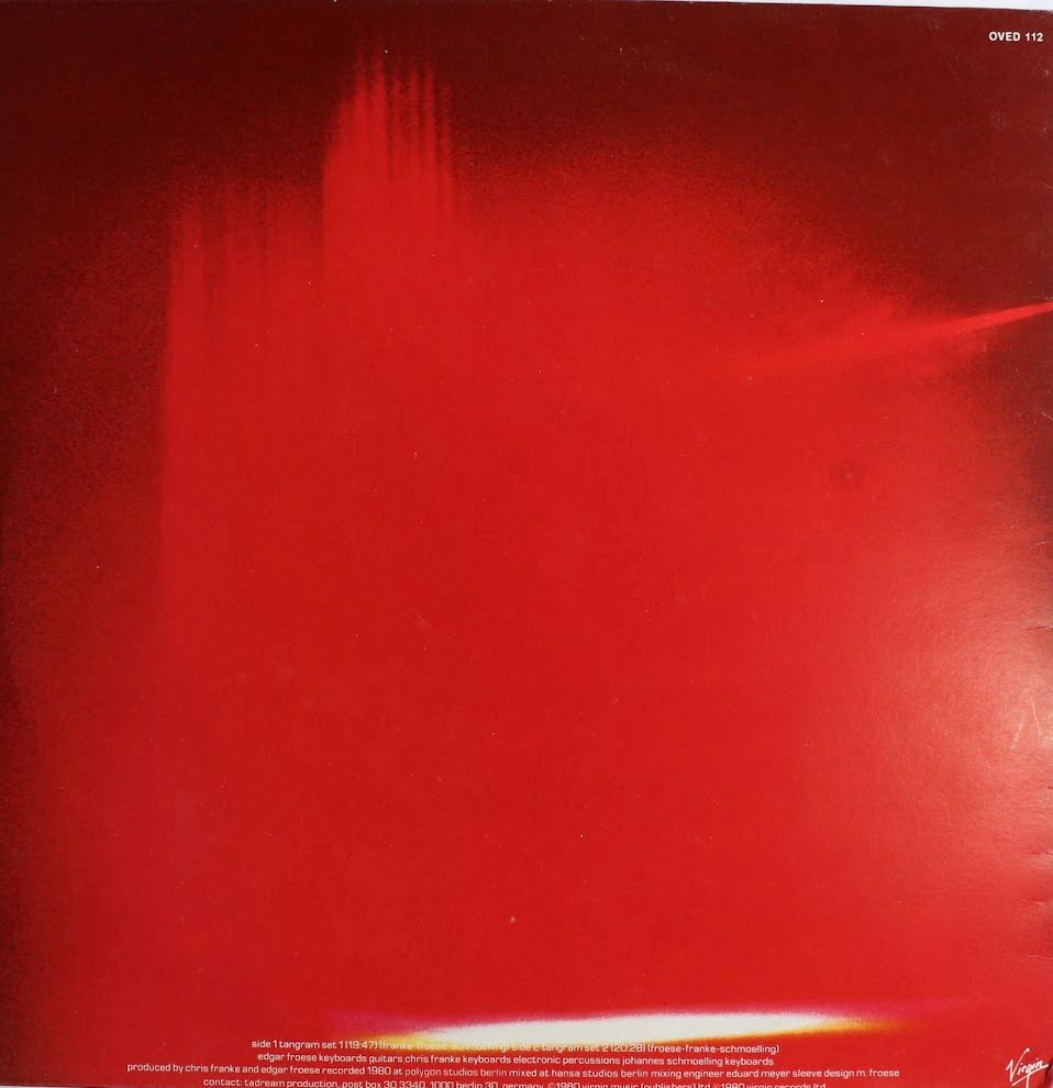 Tangerine Dream - Tangram | Virgin (OVED 112) - 2
