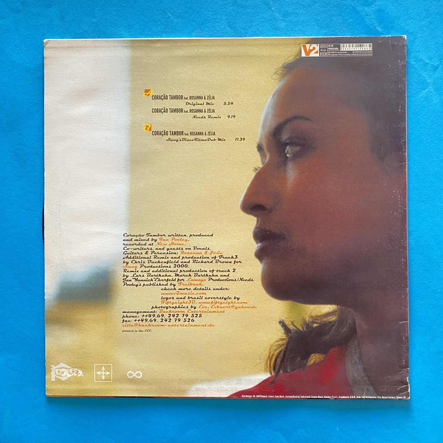 Ian Pooley Feat. Rosanna & Zélia - Coração Tambor | V2 (VVR5014086) - 2