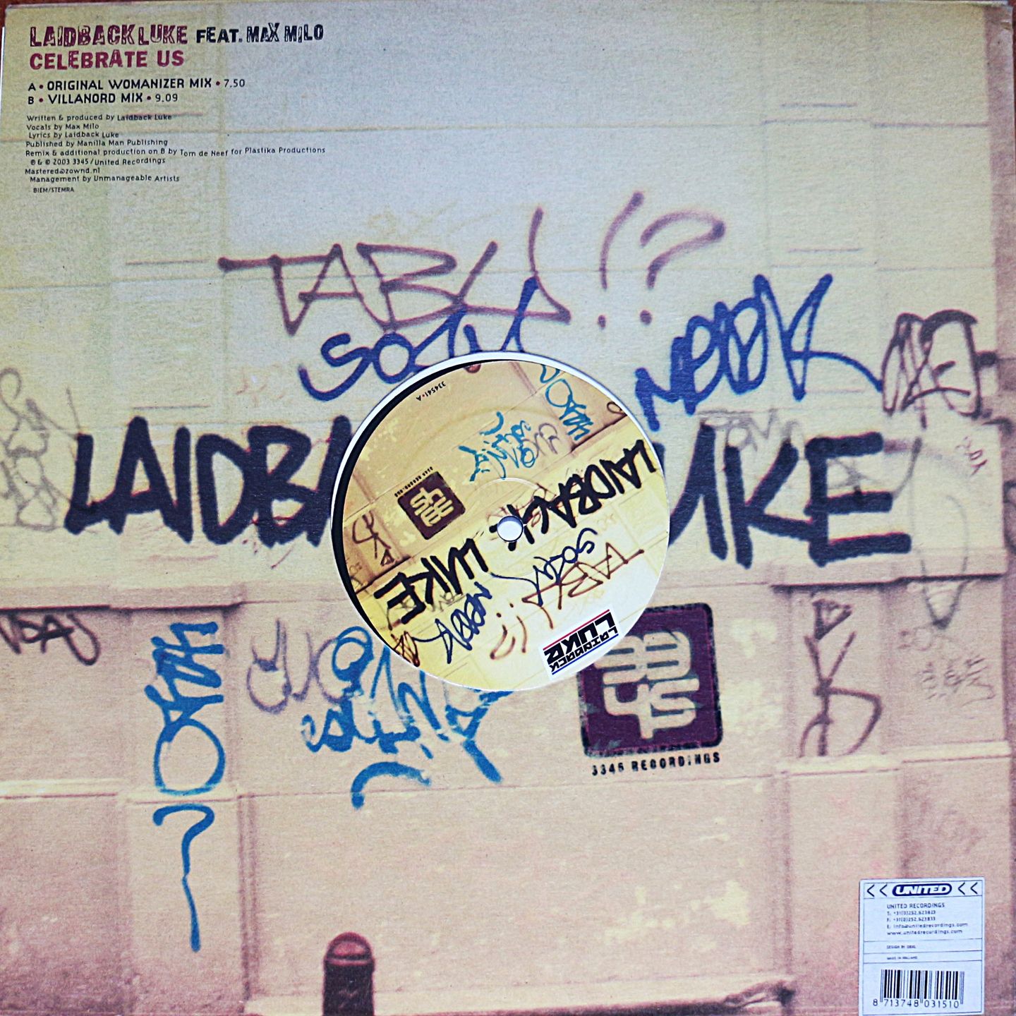 Laidback Luke - Celebrate Us | 3345 Recordings (334541)