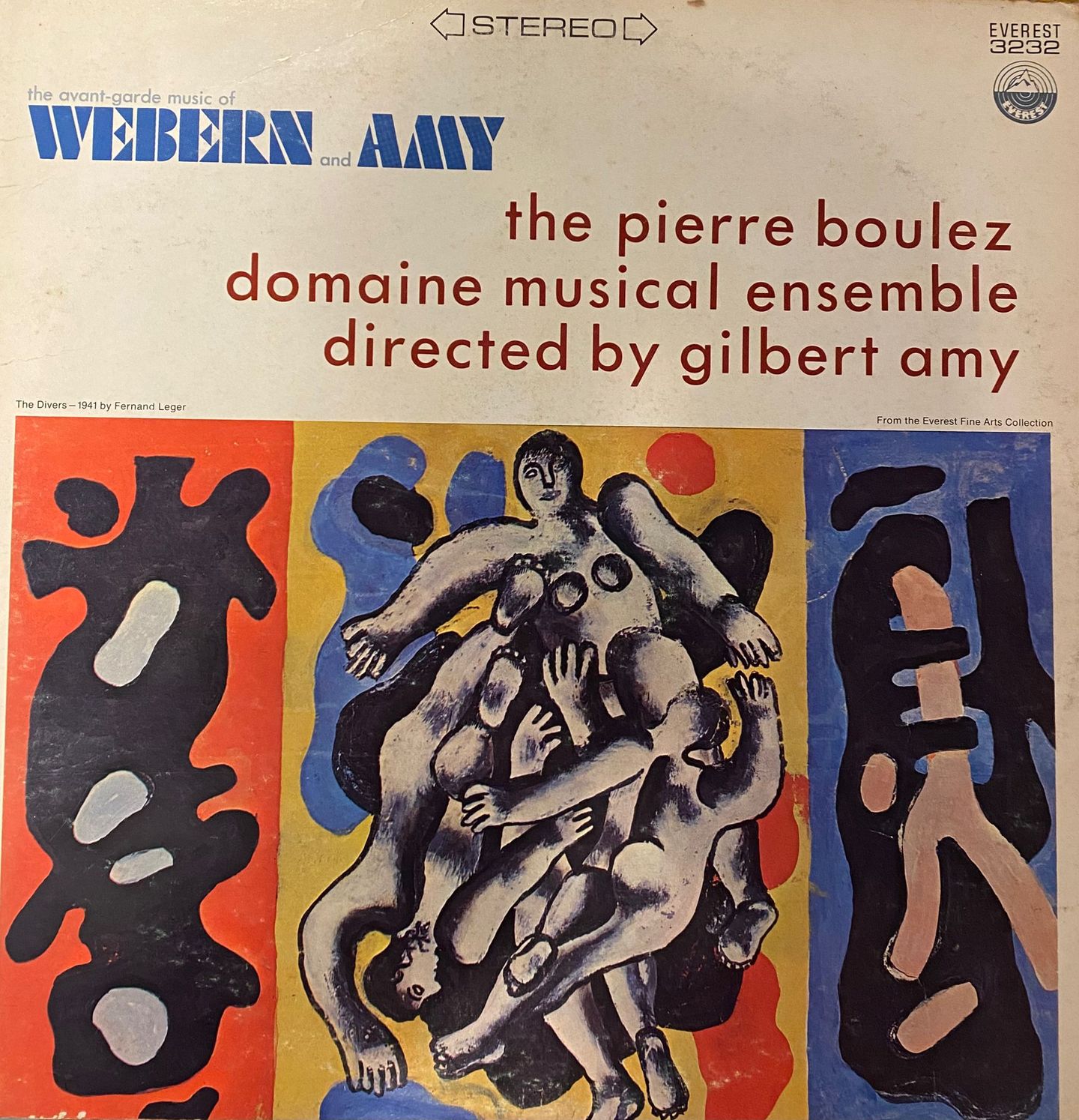 Anton Webern / Gilbert Amy - Orchestre Du Domaine Musical Directed By Gilbert Amy - The Avant-Garde Music Of Webern And Amy | Everest (3232)