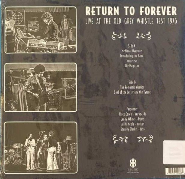 Return To Forever - Live At The Old Grey Whistle Test 1976 | DBQP (DBQP48) - 2